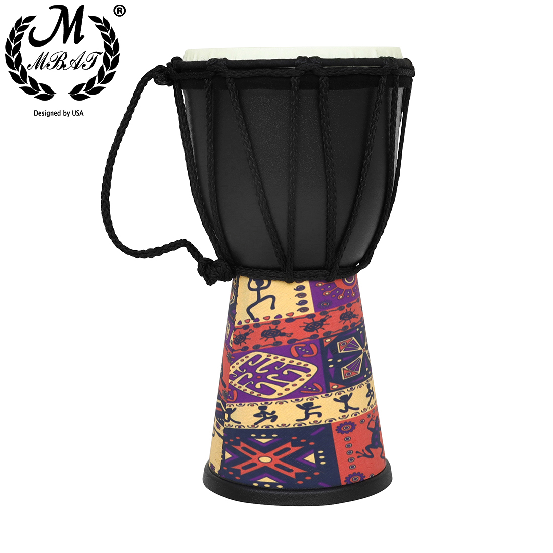 Djembe Hand Drum - M MBAT 4-Inch Djembe Drum ABS