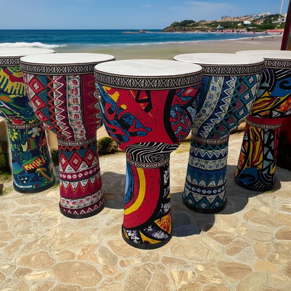 Djembe Hand Drum - Portable 8.5 Inch African Djembe Drum