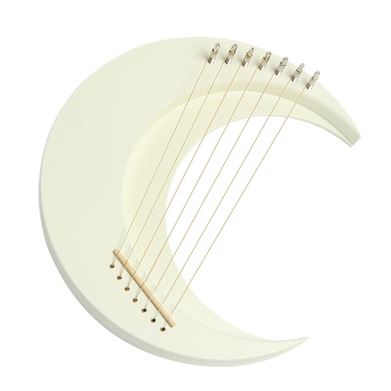 Musical Instrument Harp - Lyre Harp Musical Instrument Wooden Moon