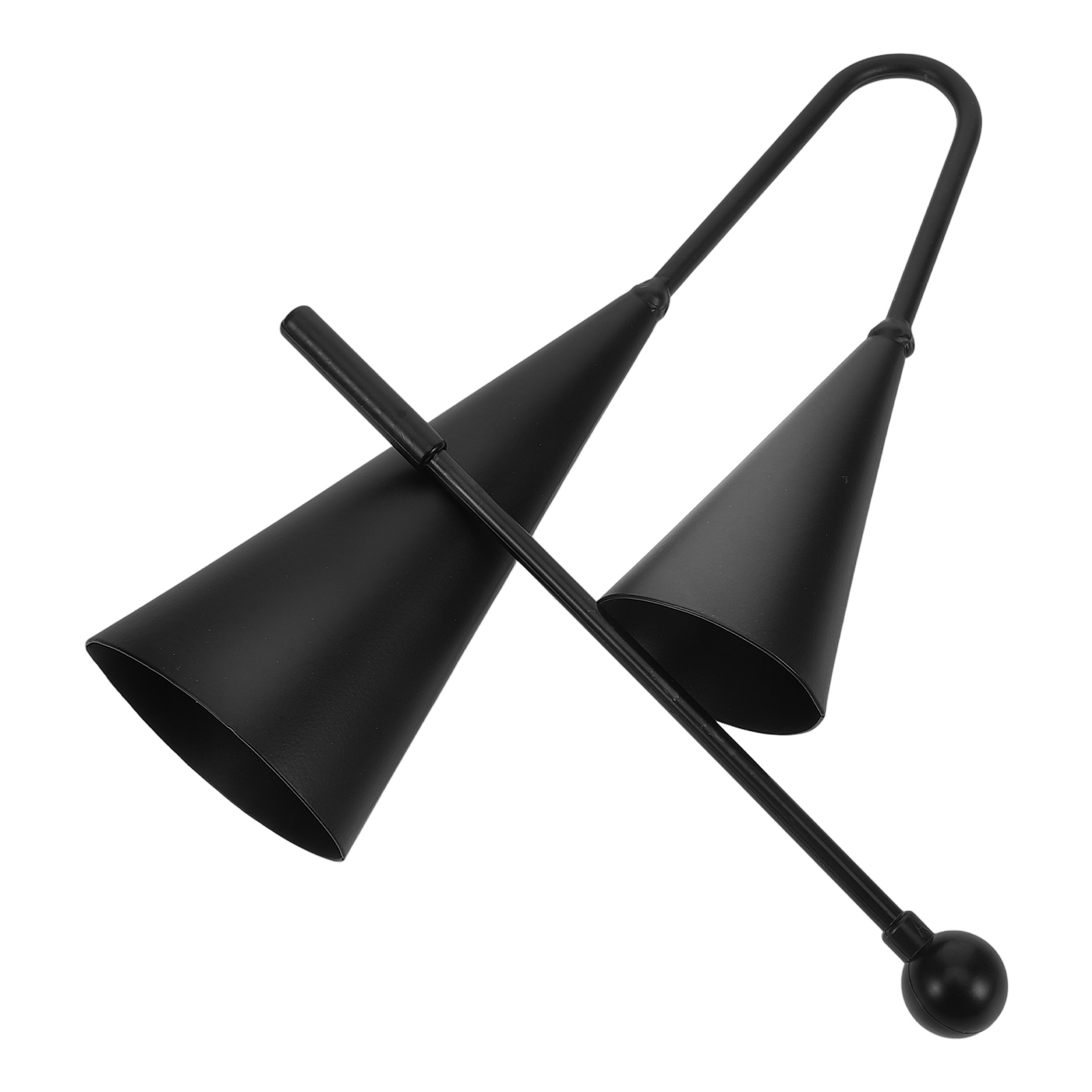 Musical Instrument Agogo - Double Trumpet Metal Cowbell Agogo Bells
