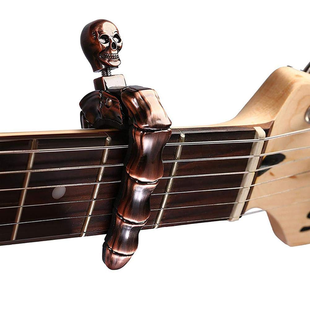 Guitar Capo Skull Capo for Aco - Musical Instrument Art 评论和价格