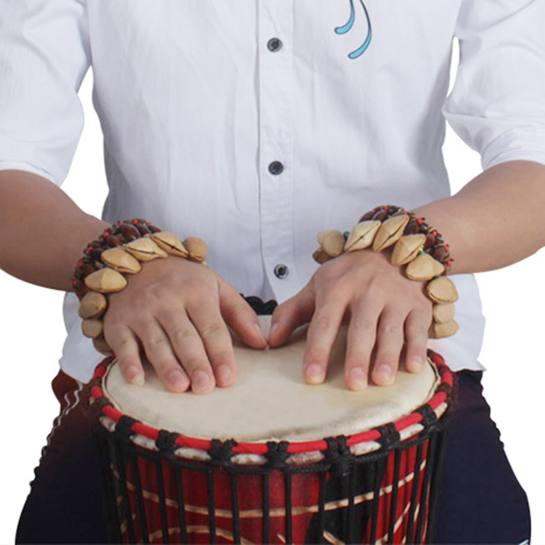 IRIN Nuts Shell Handbell Brace - Djembe Hand Drum 评论和价格