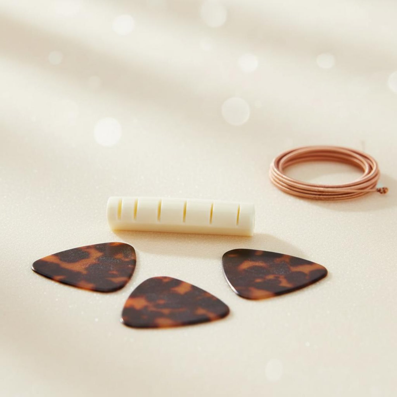 Guitar Nut and Saddle Set Easy - Musical Instrument Set 评论和价格