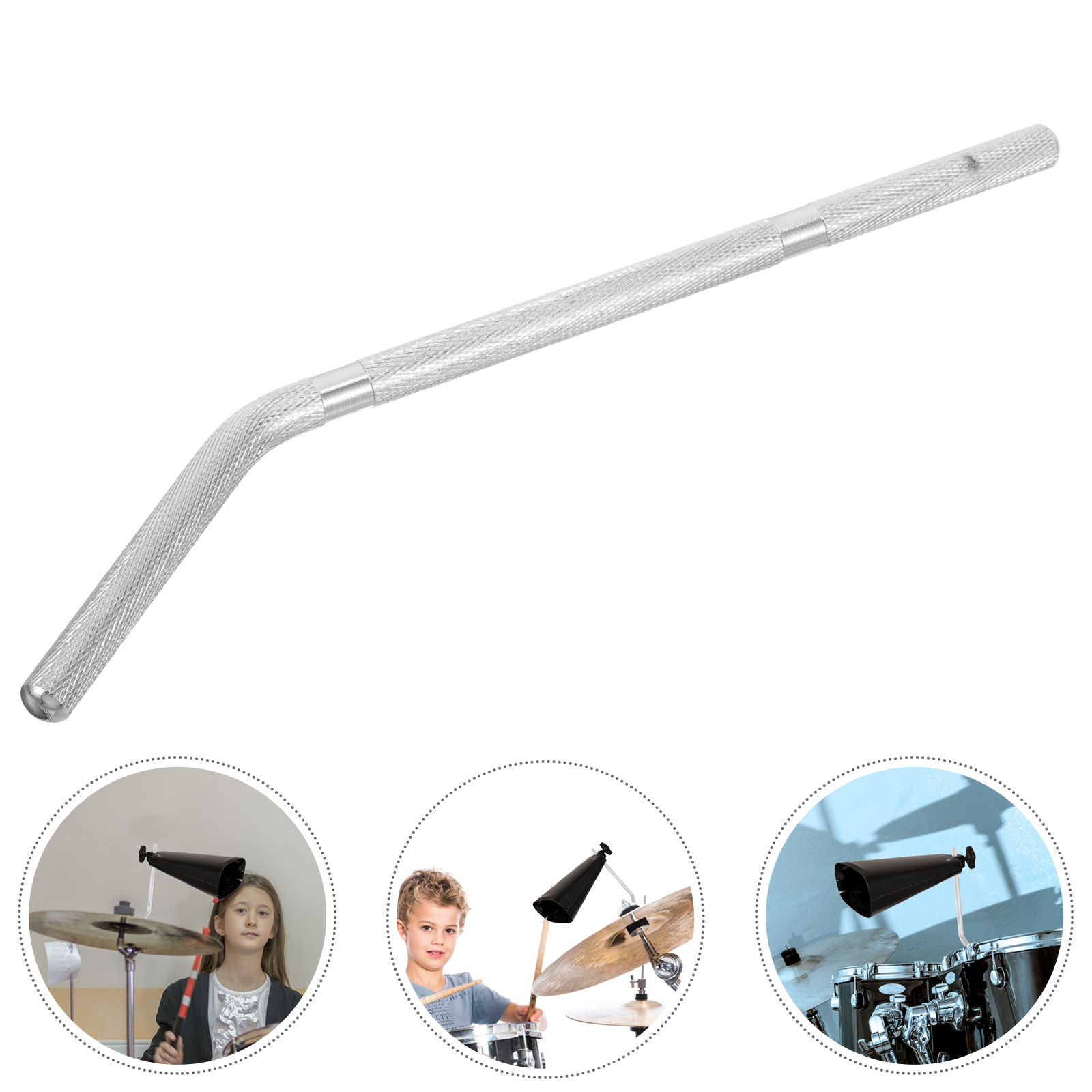 Metal Cowbell Bracket High Har - Musical Instrument Set 评论和价格