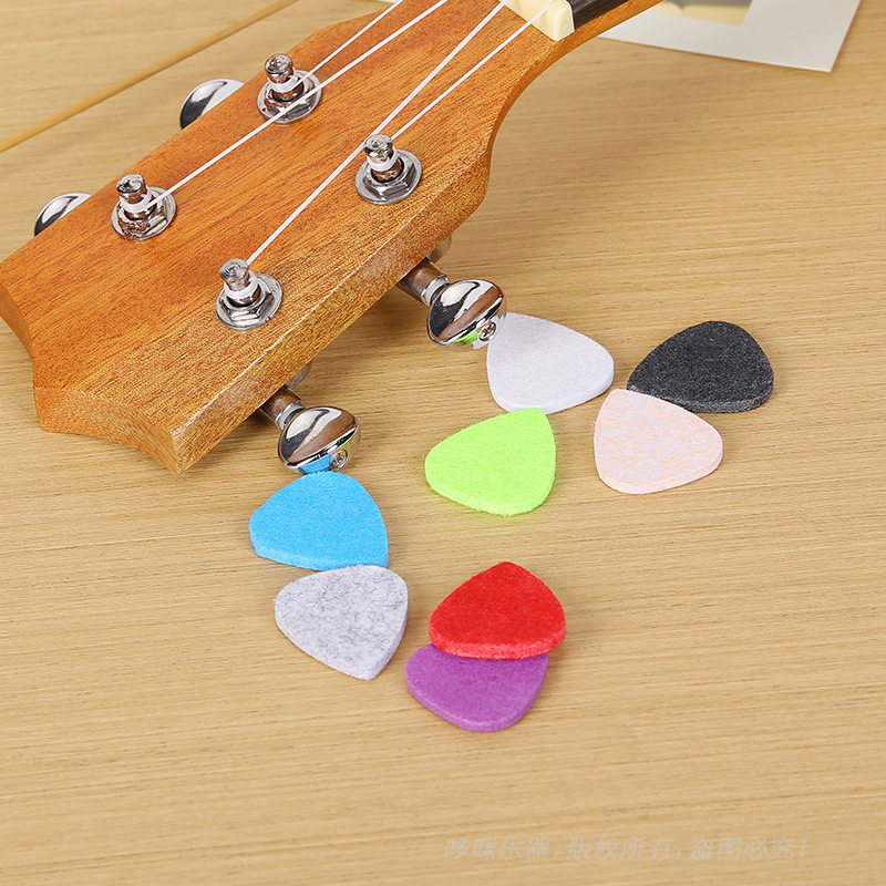 5/10/20PCS Felt Guitar Picks – - Musical Instrument Art 评论和价格