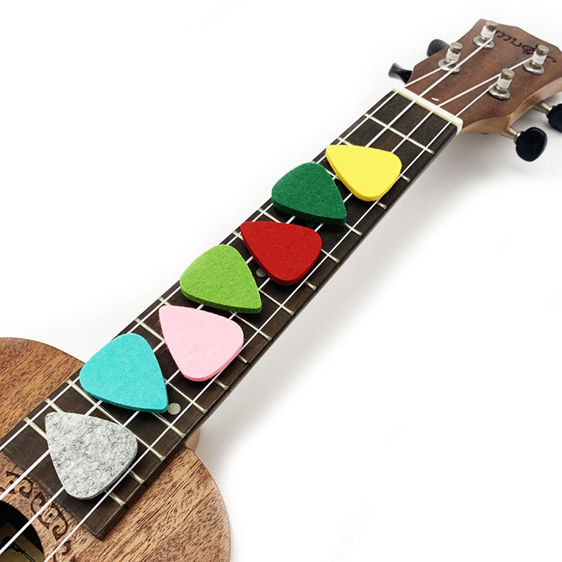 5/10/20PCS Felt Guitar Picks – - Musical Instrument Art 评论和价格