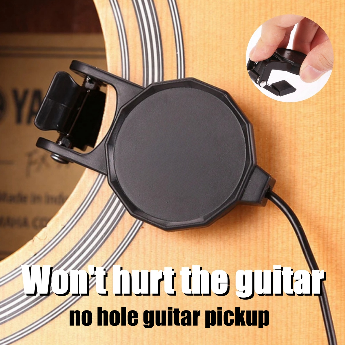 Audio Jack Clip On Pickup for  - Musical Instrument Art 评论和价格