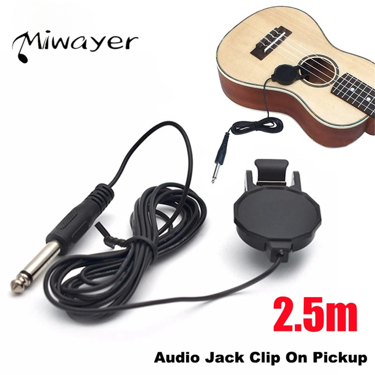 Audio Jack Clip On Pickup for  - Musical Instrument Art 评论和价格