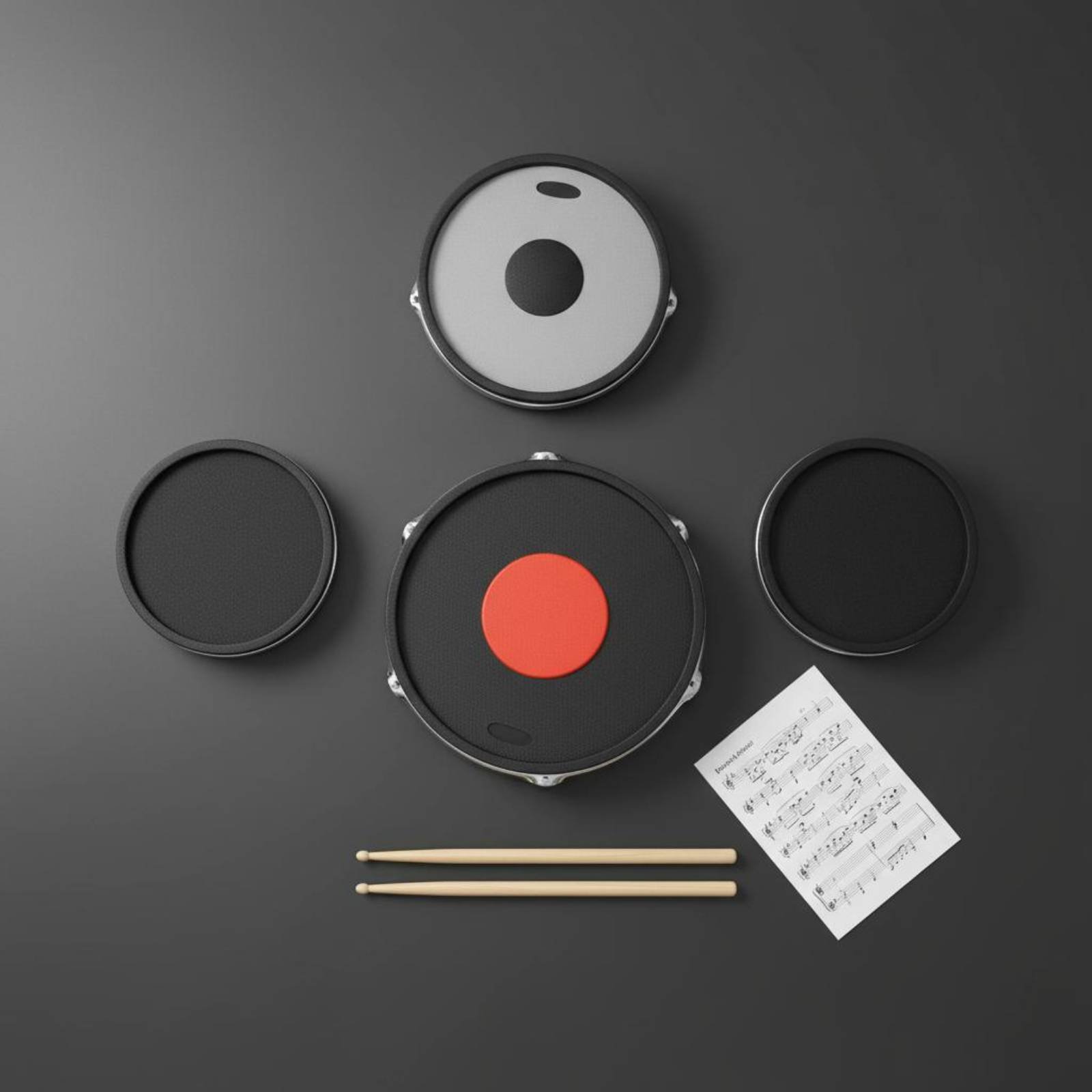 Rubber Drum and Cymbal Mutes N - Musical Instrument Set 评论和价格