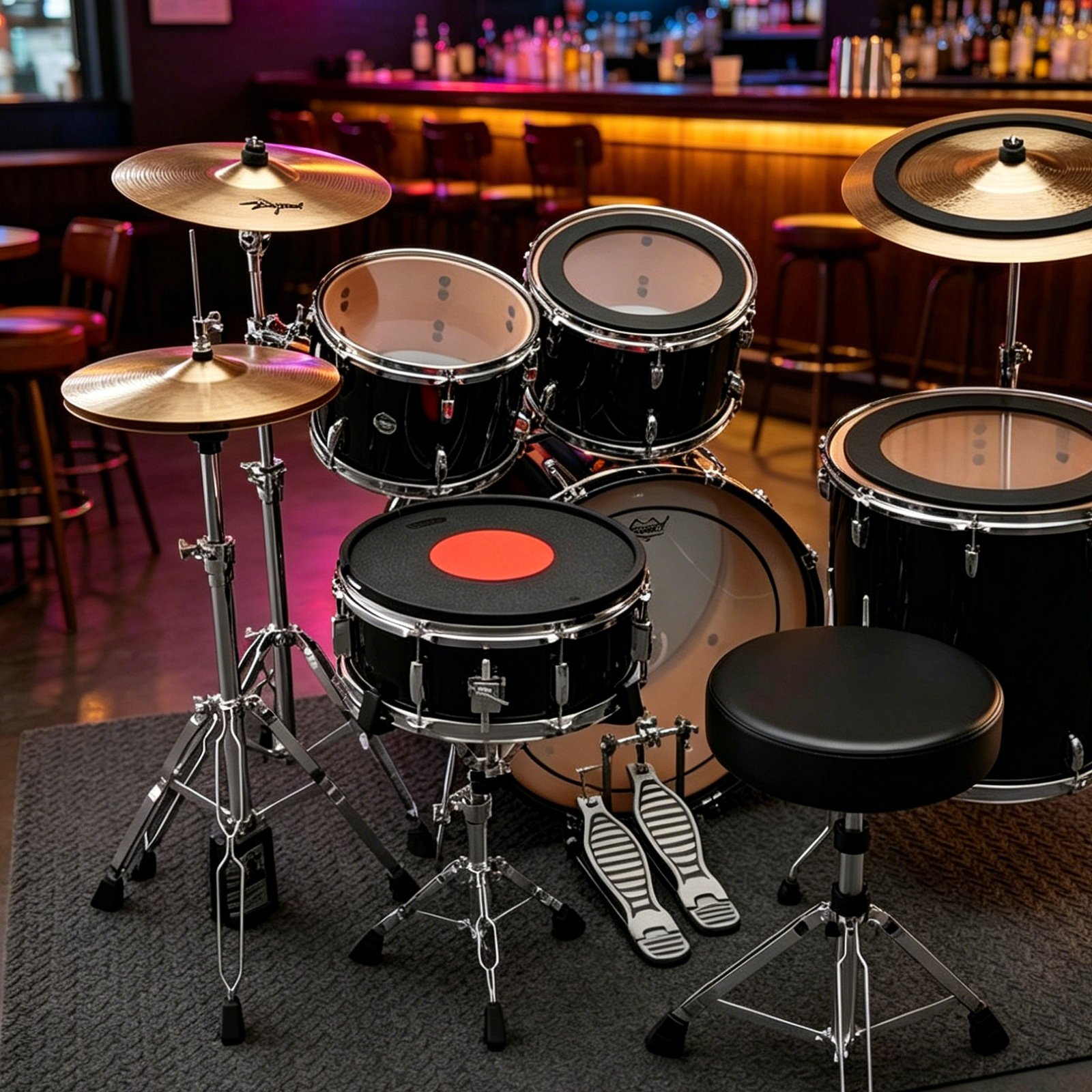 Rubber Drum and Cymbal Mutes N - Musical Instrument Set 评论和价格