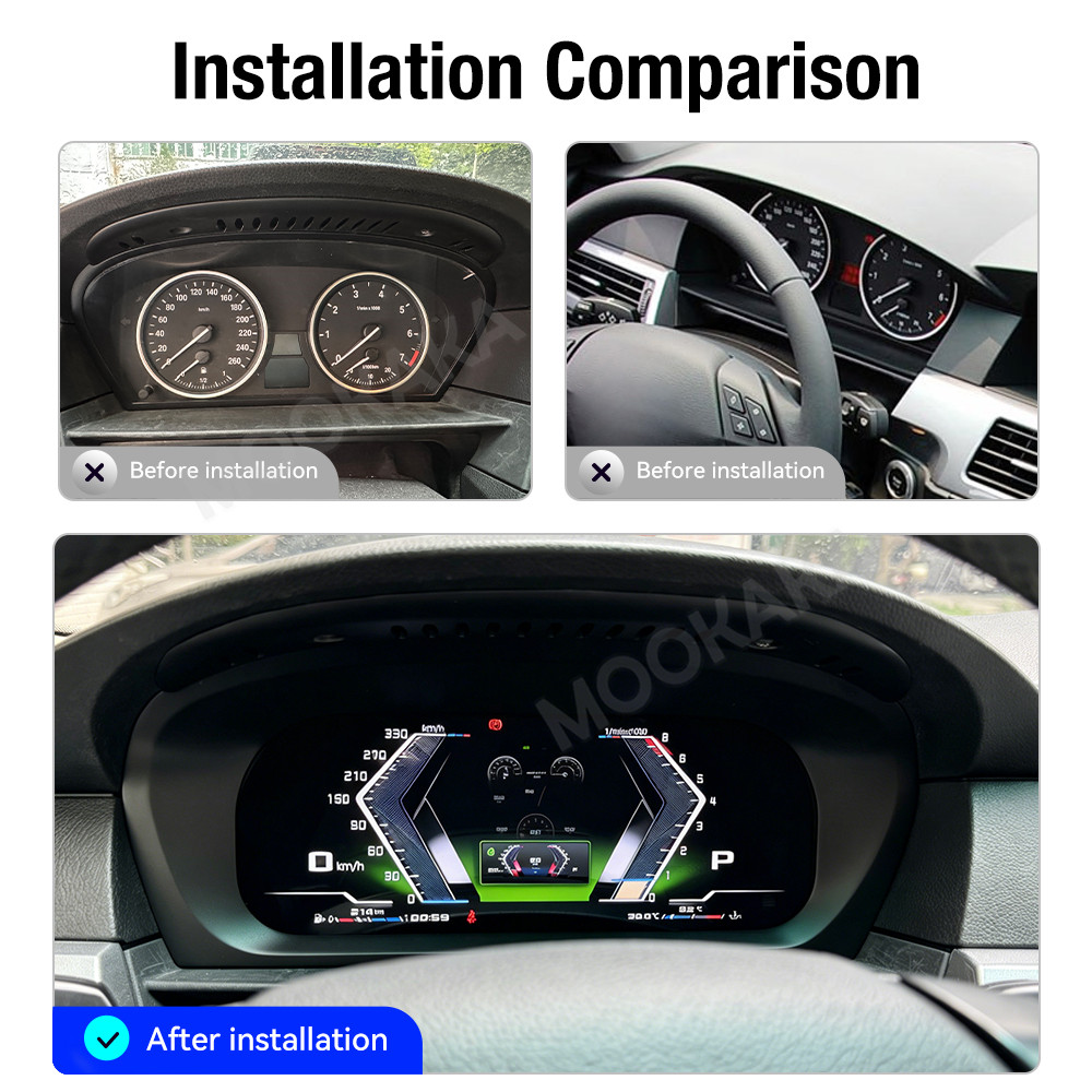 Car Digital Cluster For BMW 5  - Musical Instrument Irish 评论和价格