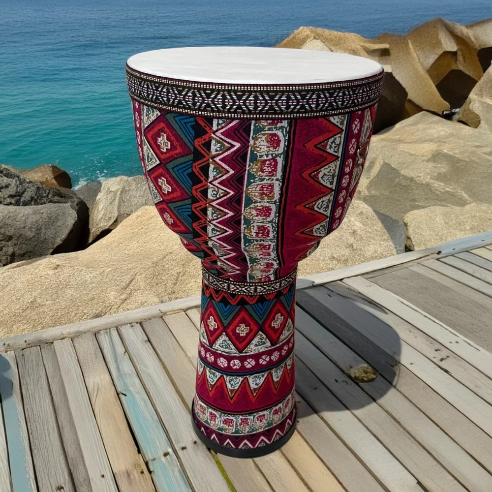 Portable 8.5 Inch African Djem - Djembe Hand Drum 评论和价格
