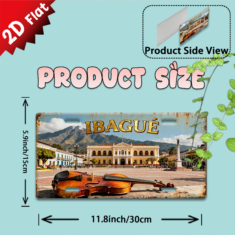 1pc Ivague Music-Themed Metal  - Musical Instrument Sign 评论和价格