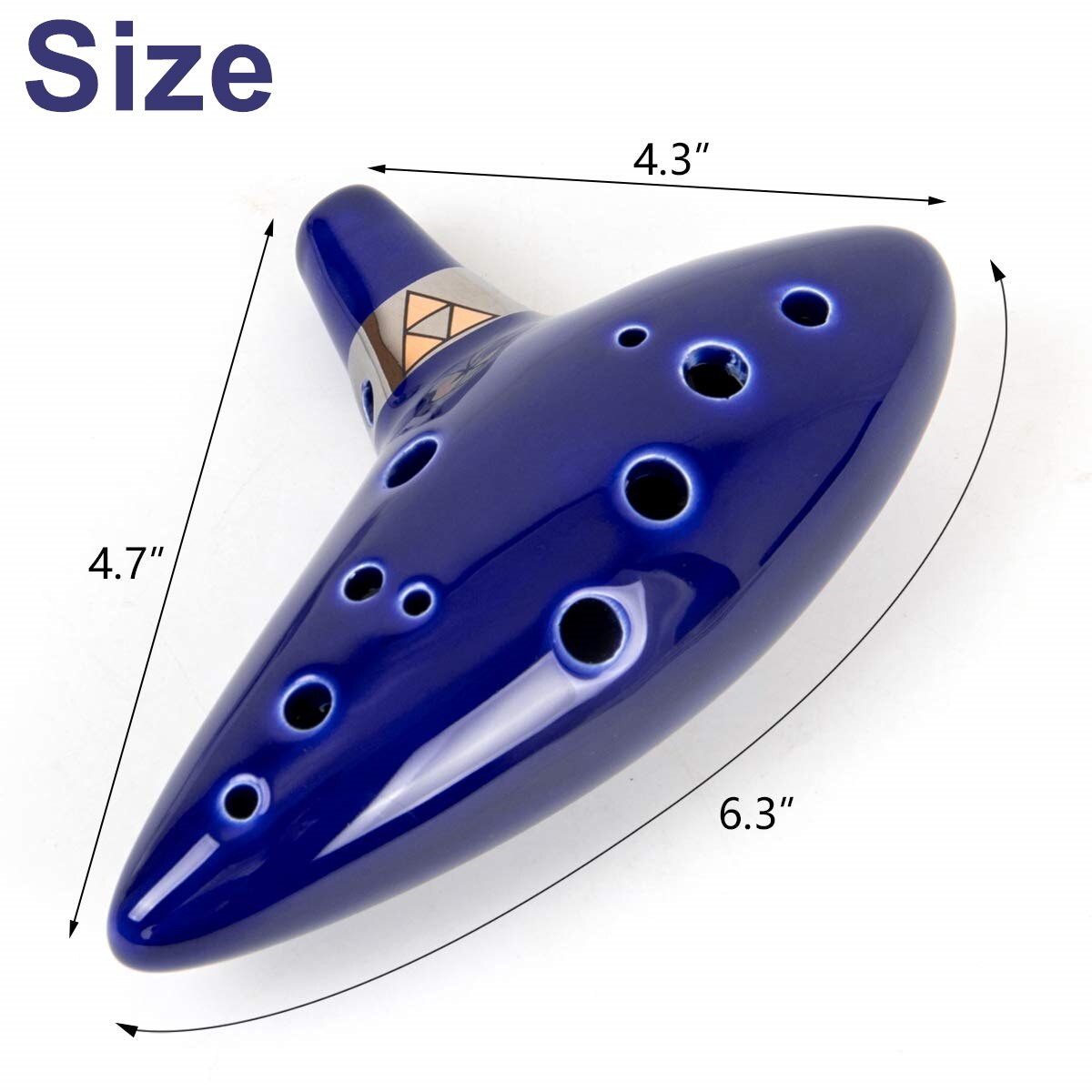 Miwayer 12 Hole Alto C Ceramic - Musical Instrument Book 评论和价格