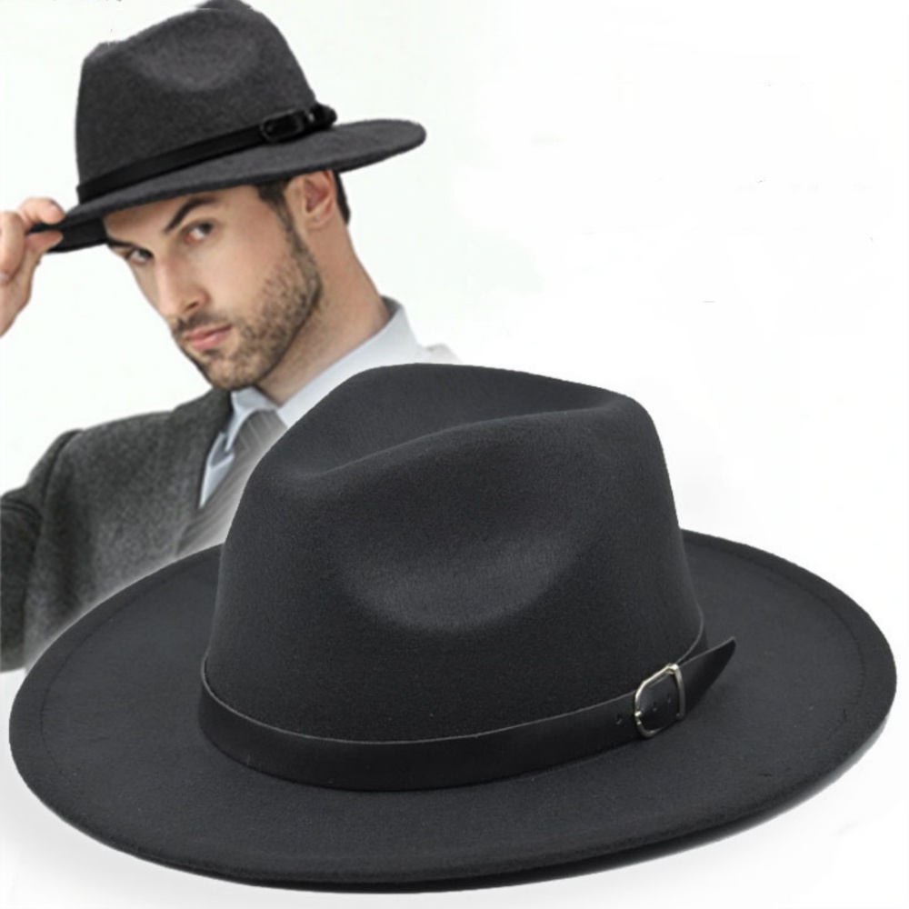 Vintage Fedora Hat British Ret - Musical Instrument Jazz 评论和价格