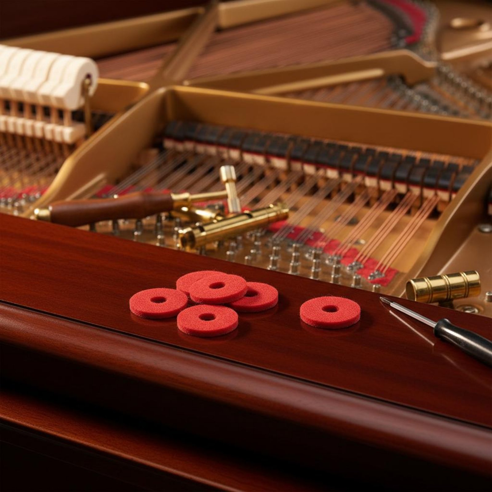 Red Piano Key Washer Small Rou - A Musical Instrument With Keys 评论和价格