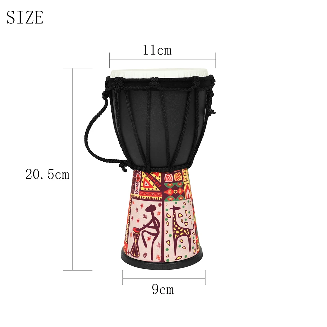 4 Inch African Drum ABS Drum C - Djembe Hand Drum 评论和价格