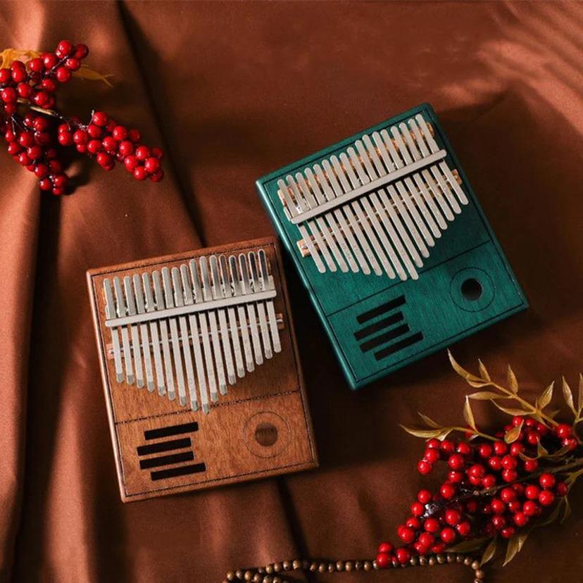 Retro Kalimba 17 Key Thumb Pia - A Musical Instrument With Keys 评论和价格