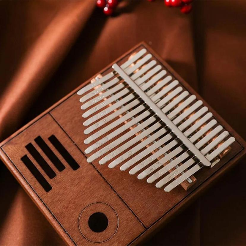 Retro Kalimba 17 Key Thumb Pia - A Musical Instrument With Keys 评论和价格