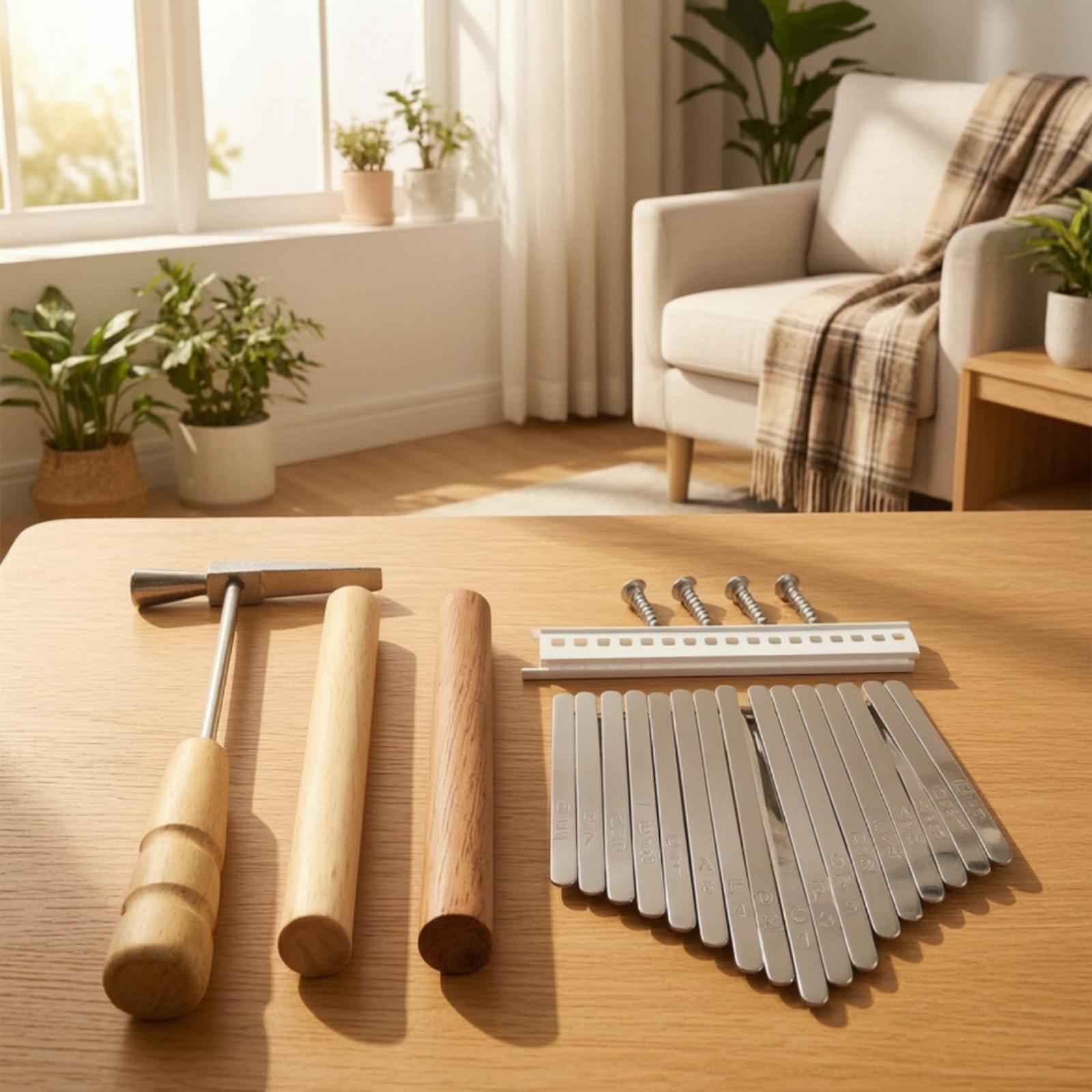 DIY Kalimba Thumb Piano 17 Key - A Musical Instrument With Keys 评论和价格