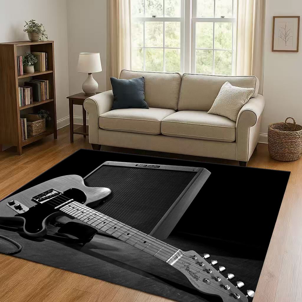 3D F-Fender Guitar Musical Ins - Musical Instrument Sign 评论和价格