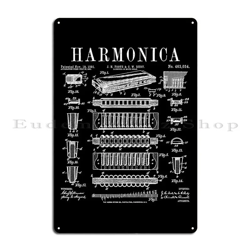 Harmonica Player Mouth Organ M - Musical Instrument Sign 评论和价格