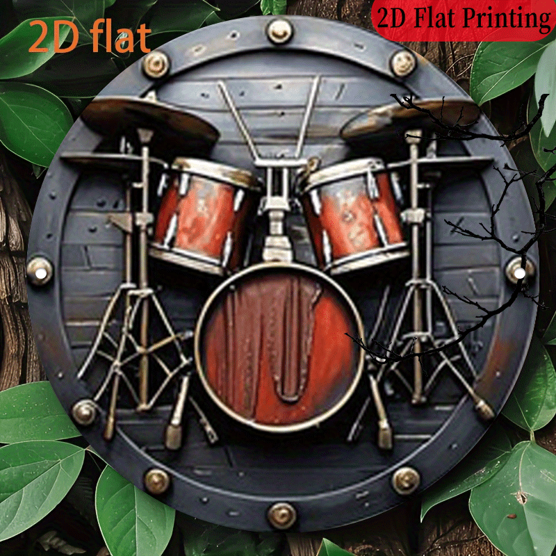 2D Flat, 1pc, 20.32x20.32 cm 2 - Musical Instrument Sign 评论和价格