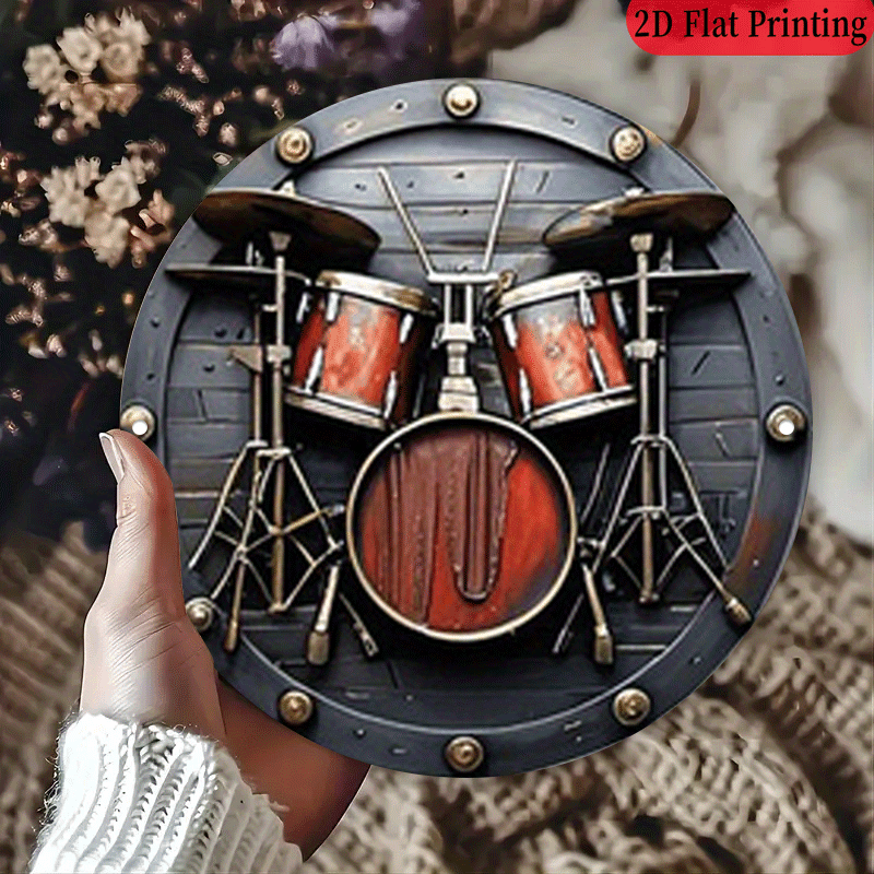 2D Flat, 1pc, 20.32x20.32 cm 2 - Musical Instrument Sign 评论和价格