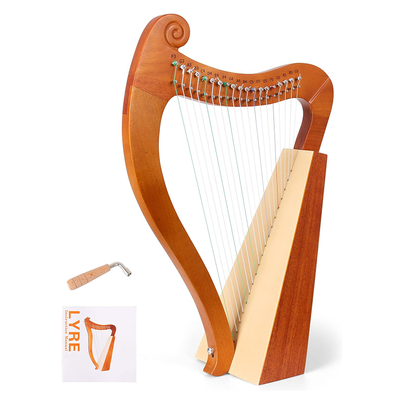 15 19 String Mini Harp Lyre Pi - Musical Instrument Harp 评论和价格