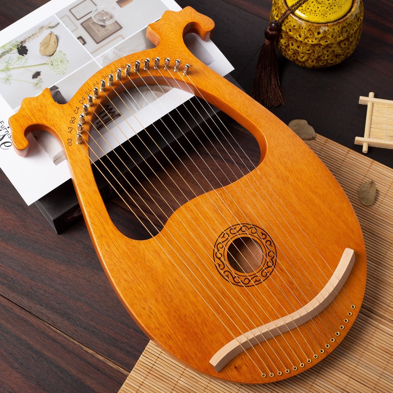 Antlers 16-tone lyre 16-string - Musical Instrument Harp 评论和价格