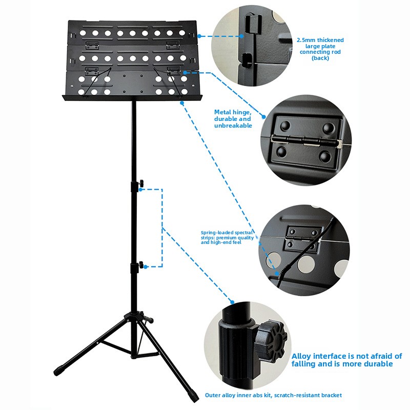 Portable Folding Music Stand S - Musical Instrument Set 评论和价格
