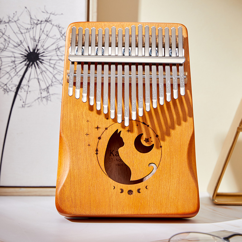 17 Keys Kalimba Gradient Color - Musical Instrument Book 评论和价格