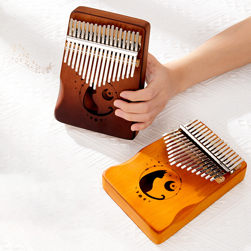 17 Keys Kalimba Gradient Color - Musical Instrument Book 评论和价格