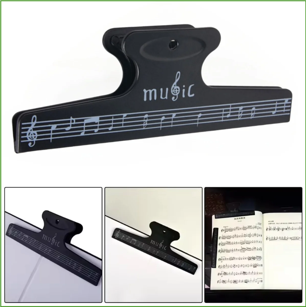 Sheet Music Clips Book Page No - Musical Instrument Book 评论和价格