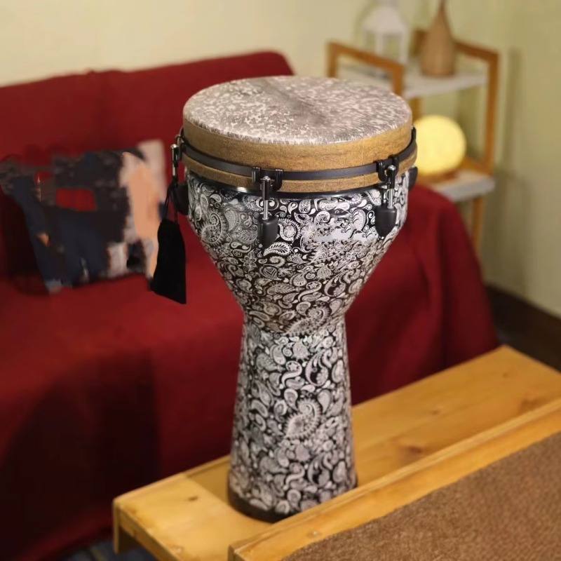 12inch Eco Friendly Wooden Dje - Djembe Hand Drum 评论和价格