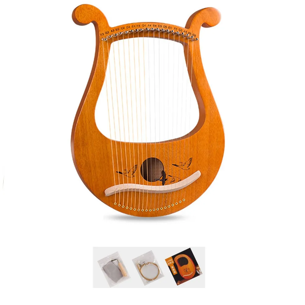 High Quality 19 String Lyre Ha - Musical Instrument Harp 评论和价格