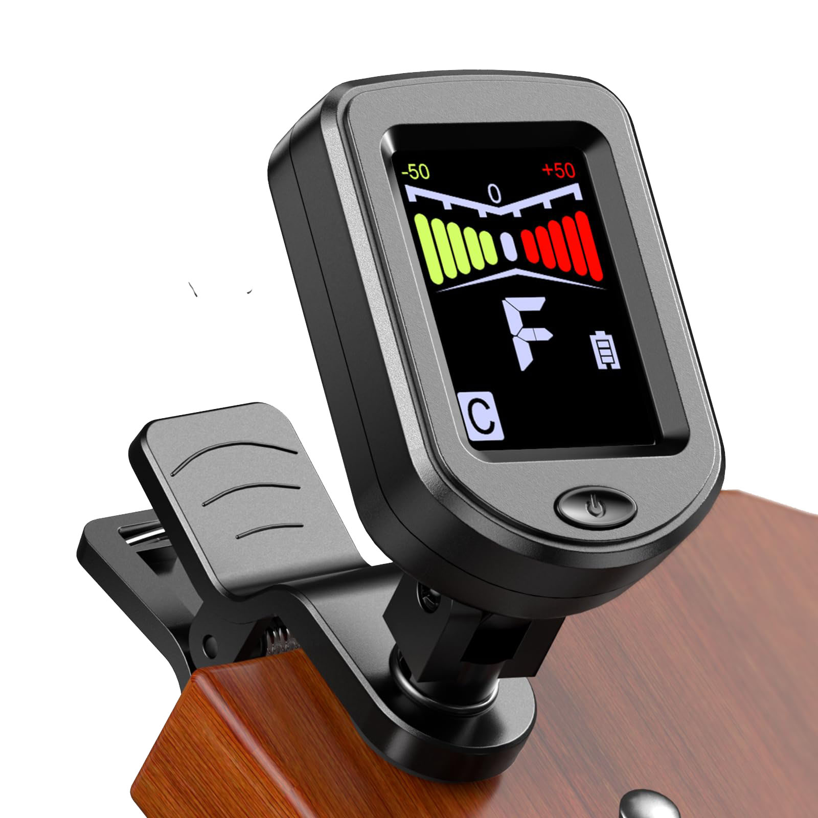 Clip-On Guitar Tuner with Regu - Musical Instrument Art 评论和价格